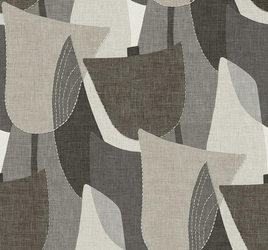 Seabrook Mosley Tulips Pebble Wallpaper