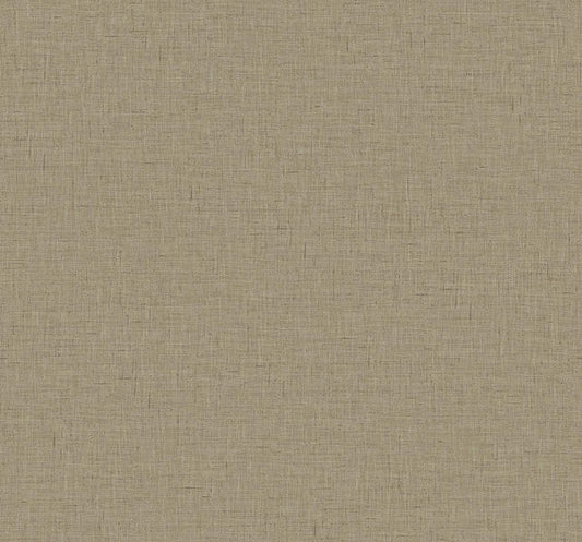 Seabrook Stretford Linen Buttercream Wallpaper