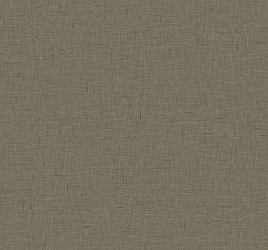 Seabrook Stretford Linen Roasted Almond Wallpaper