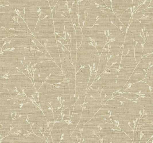 Seabrook Withington Branch Sugar Wallpaper