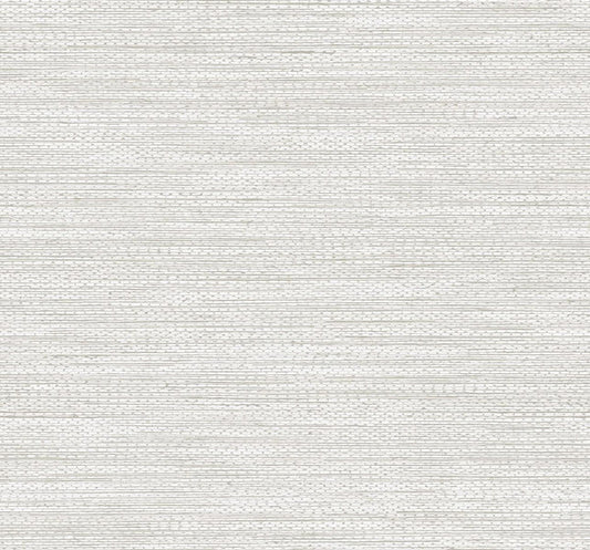 Seabrook Hollinwood Weave Ash Wallpaper