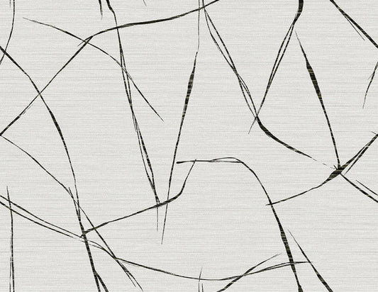 Seabrook Davenport Sketch Black Ice Wallpaper