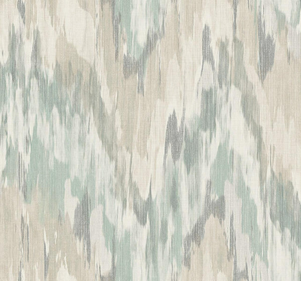 seabrook bowdon watercolor stringcloth clover wallpaper