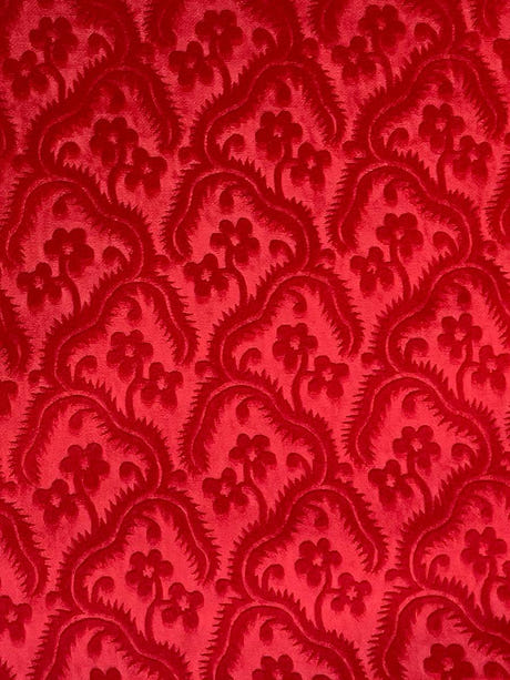 scalamandre aubusson groseille fabric - scala h00364-003
