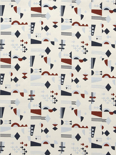 scalamandre regate nautique fabric - scala h00578-003