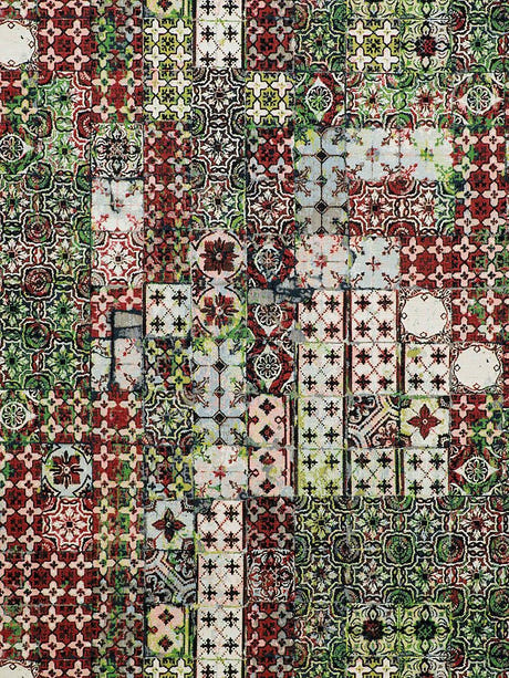 scalamandre azulejos tapestry laque fabric - scala h03463-003