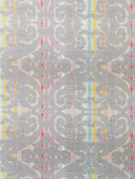scalamandre dapper printed velvet sage fabric - scala n4dapp-002