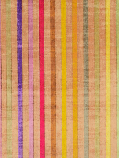 scalamandre grand stripe printed velvet gold jewel fabric - scala n4gran-003