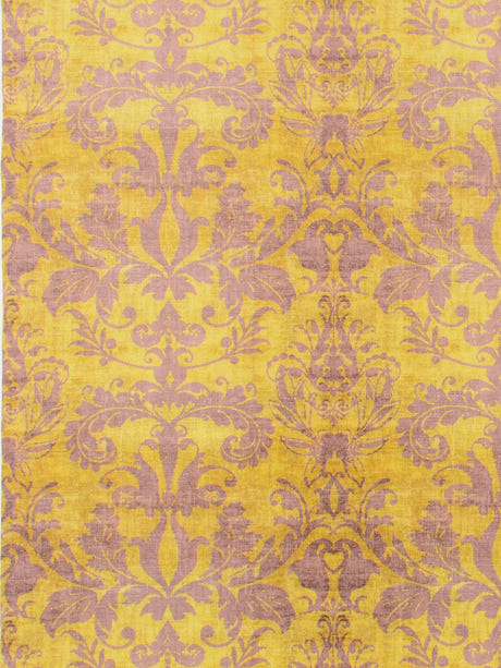 scalamandre palace damask printed velvet citron fabric - scala n4pala-004