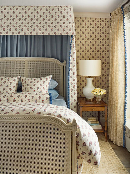 CALICO WALLCOVERING RUBY PEACOCK