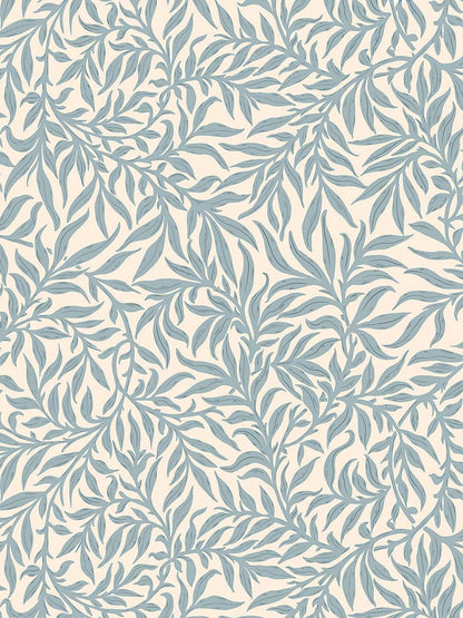 WILLOW WALLCOVERING SCALAMANDRE MISTY BLUE
