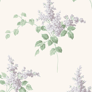 schumacher - lilacs - lilac - 7668 - wallpaper