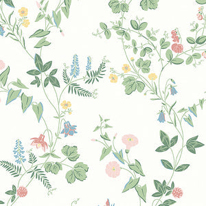 Schumacher - Midsummers Eve - Ivory - 7680 - Wallpaper