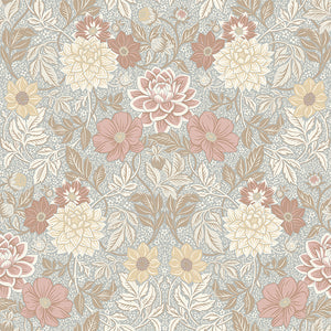 schumacher - dahlia garden - multi - 7692 - wallpaper