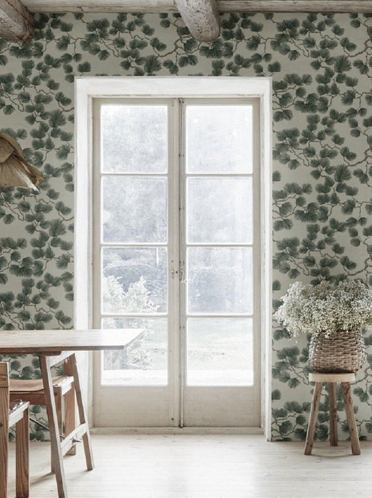 pine, green - 804-78 - sandberg wallpaper