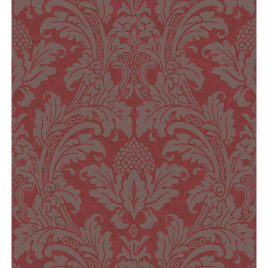Cole & Son - Blake - Red And Silver - 94/6034.CS.0