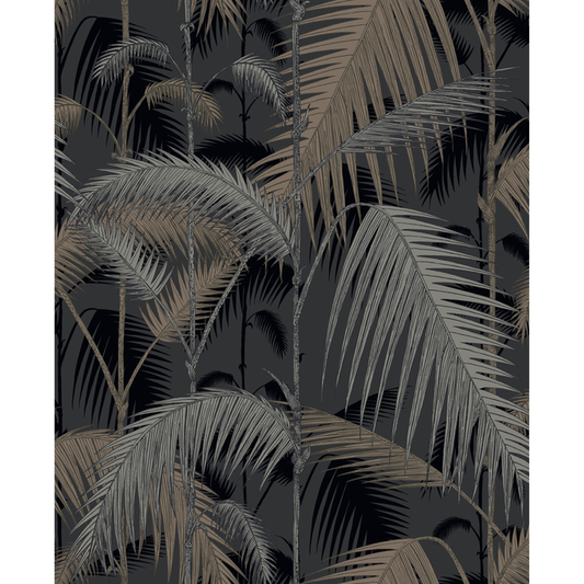 Cole & Son - Palm Jungle - Silver/Black - 95/1004.CS.0