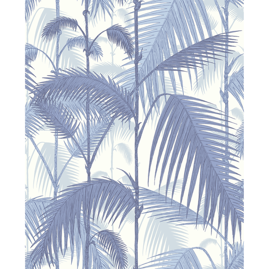 Cole & Son - Palm Jungle - Blues/ White - 95/1005.CS.0