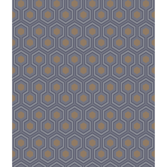 Cole & Son - Hicks Hexagon - Dk Gry/Bronz - 95/3015.CS.0