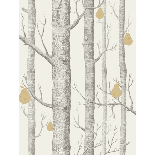 Cole & Son - Woods & Pears - Charcl/Lin/Gld - 95/5032.CS.0