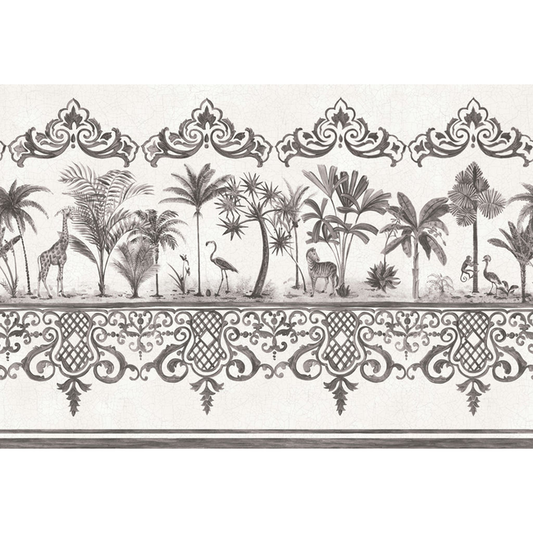 Cole & Son - Rou Border - Charcoal - 99/10044.CS.0