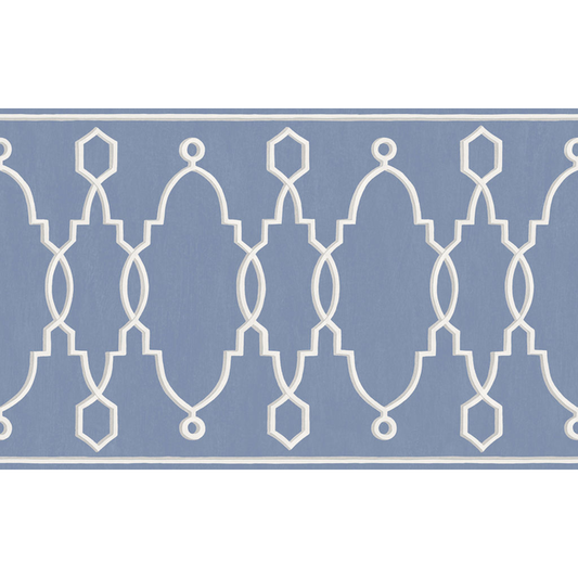 Cole & Son - Parterre Border - Cobalt Blue - 99/3014.CS.0