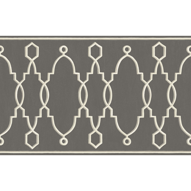 Cole & Son - Parterre Border - Charcoal - 99/3015.CS.0
