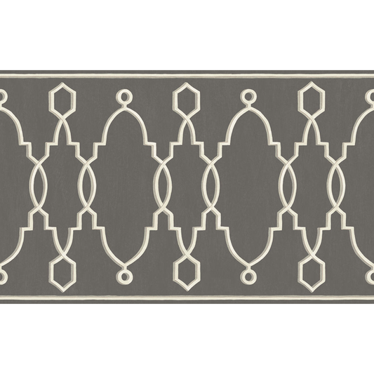Cole & Son - Parterre Border - Charcoal - 99/3015.CS.0