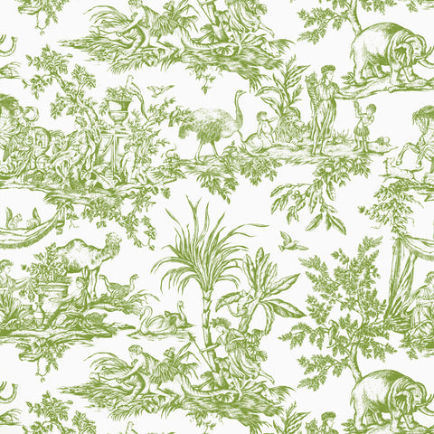 anna french af15172 antilles toile green fabric