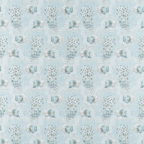 Anna French AF16156 Antoinette Blue Fabric