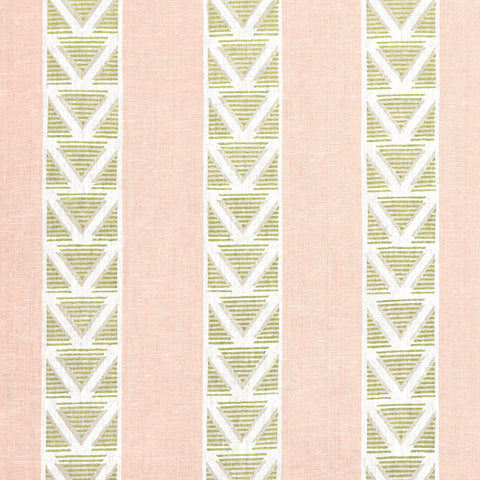 anna french af23163 burton stripe blush and green fabric