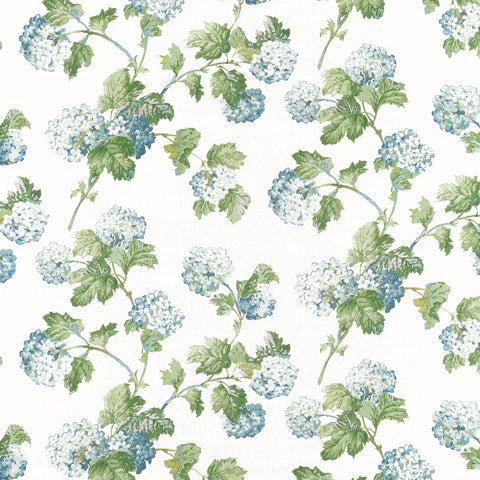 Anna French AF57846 Sussex Hydrangea Blue and Green Fabric