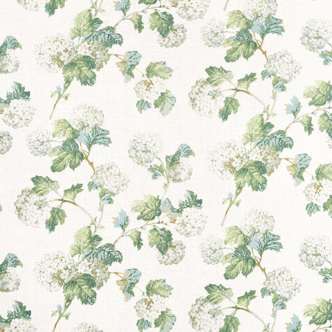 anna french af57849 sussex hydrangea white and green fabric