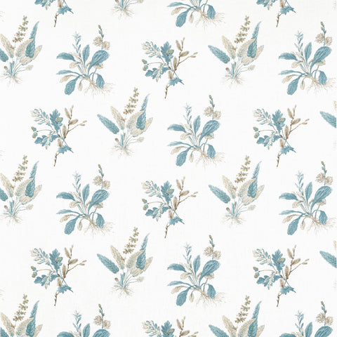 Anna French AF57850 Woodland Beige and Soft Blue Fabric