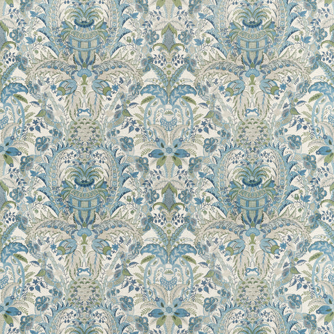 Anna French AF57858 Narbeth Blue and Green Fabric