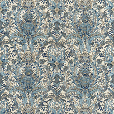 Anna French AF57862 Narbeth Slate and Grey Fabric