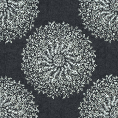 anna french af78731 la provence black fabric