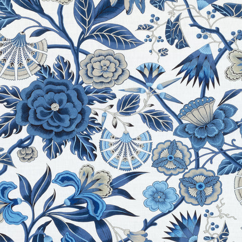 Anna French AF9621 Cleo Blue and White Fabric