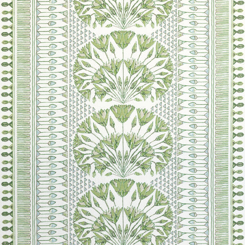 Anna French AF9623 Cairo Green and White Fabric