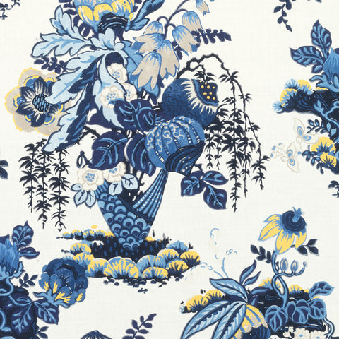 Anna French AF9646 Fairbanks Blue and White Fabric