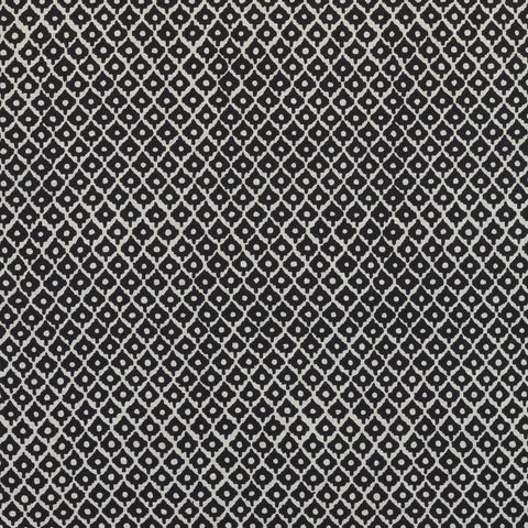 Anna French AF9648 Petit Arbre Black on Flax Fabric