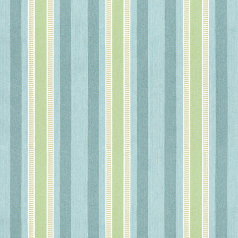 Anna French AW23152 Dearden Stripe Turquoise and Green Fabric