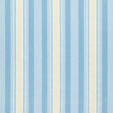 Anna French AW23154 Dearden Stripe Soft Blue and Beige Fabric
