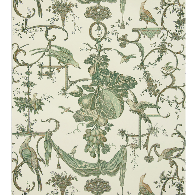 Brunschwig & Fils - Kininvie - Leaf On White - BR-69365.432.0