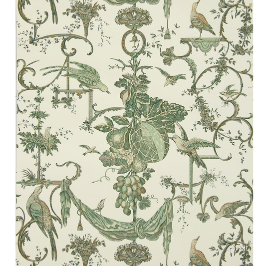 Brunschwig & Fils - Kininvie - Leaf On White - BR-69365.432.0