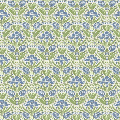 Iris Meadow - Blue/Green - G P & J Baker - BW45101.2.0