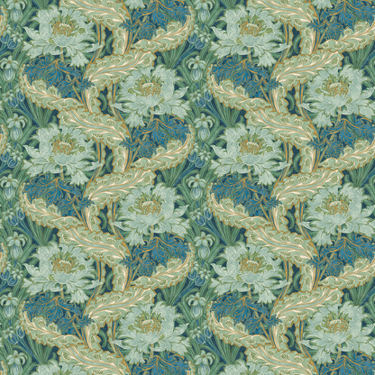 Brantwood - Indigo/Teal - G P & J Baker - BW45105.2.0