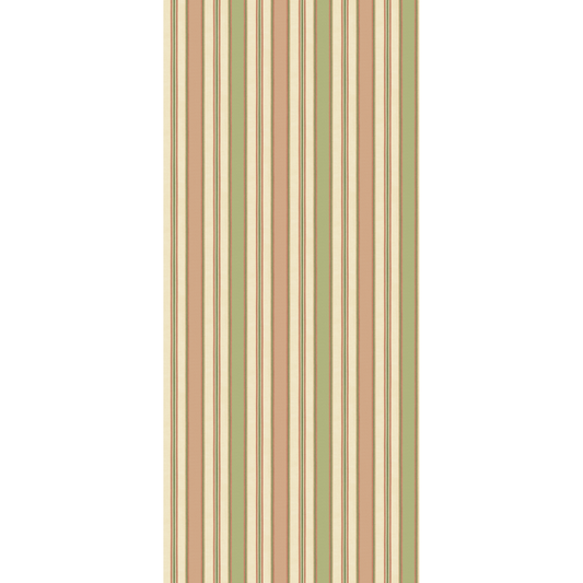 Melbourne Stripe - Soft Red/Green - G P & J Baker - BW45131.6.0