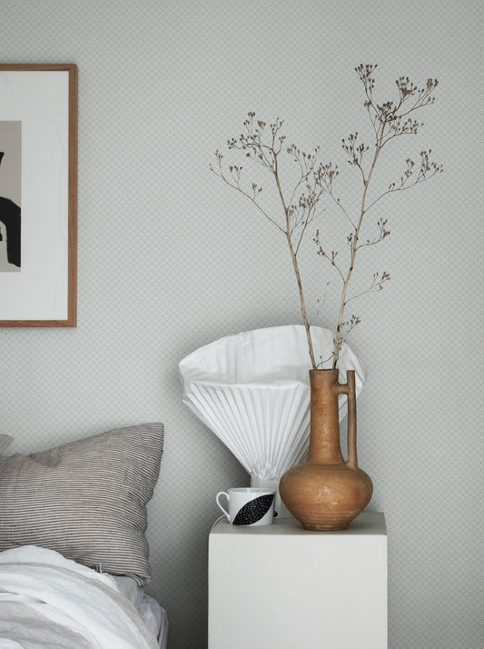 Valv Misty Blue - S10300 - Sandberg Wallpaper