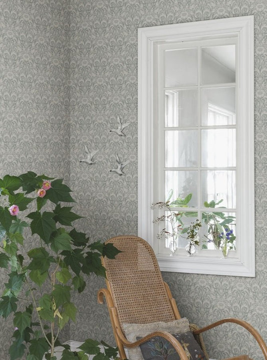 Emil Garden Green - 835-48 - Sandberg Wallpaper